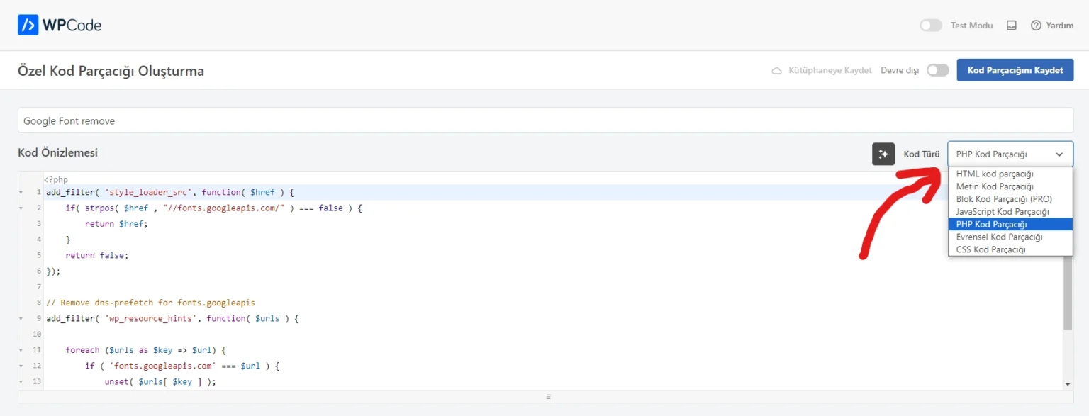 WordPress te Ozel Kod Parcaciklari Ekleme wpcode 3 1536x587
